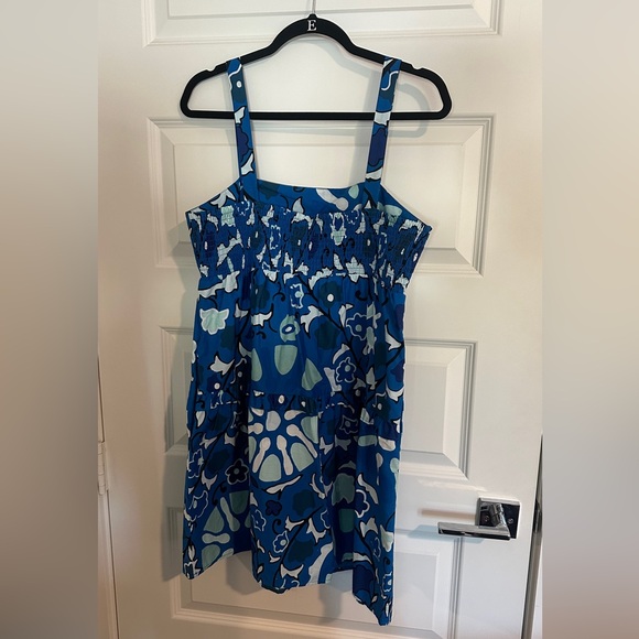 NWOT RHODE x Target Blue Zinnia Tiered Mini Dress - Picture 7 of 8